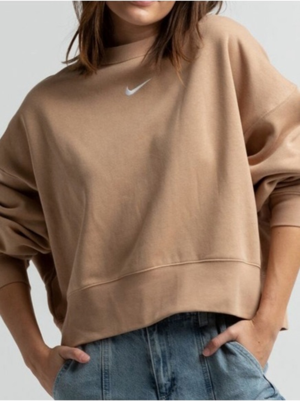 Nike Phoenix Fleece Oversized Crew-Neck Sweatshirt
